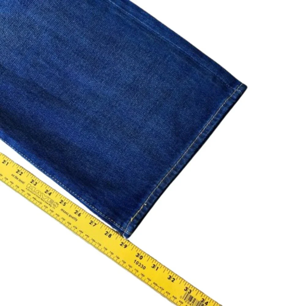 Levi's Men's 501 Original Fit Jeans Straight Leg Button Fly 46x29 Dark Wash NWT